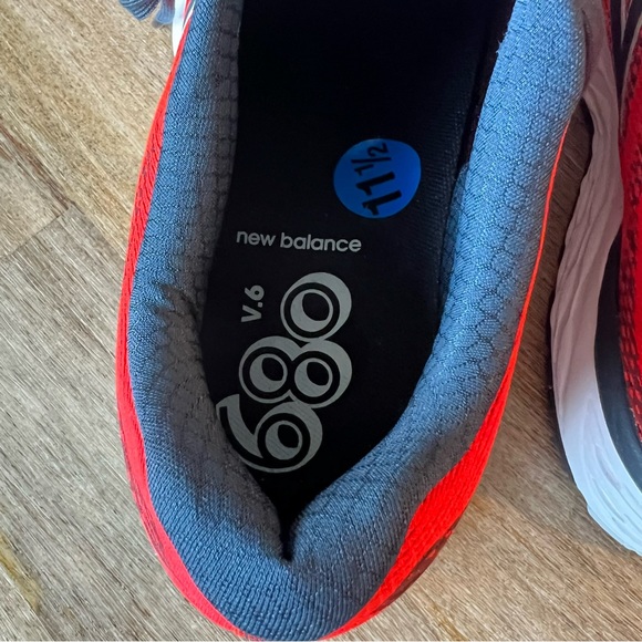 PRICE DROP 🚨 New Balance Men's 680v6 Cushioning Running Shoe 11.5 sneaker red - Picture 6 of 10